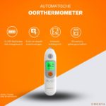 Cresta THA350 Digitale infrarood thermometer oor met hygiënische prob covers