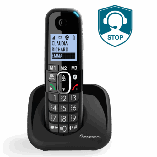 Amplicomms BigTel 1500 | Draadloze Senioren Telefoon met Extra Luide Oproeptonen - Afbeelding 3