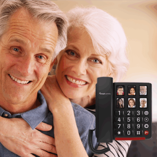 Amplicomms BigTel 40 Plus Zwart | Vaste Telefoon voor Senioren met Grote Toetsen - Afbeelding 5