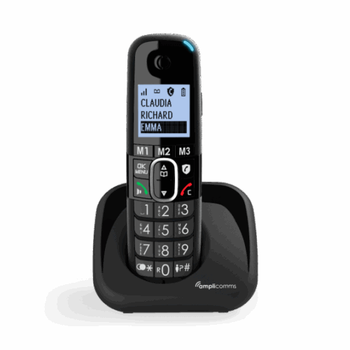 Amplicomms BigTel 1500 | Draadloze Senioren Telefoon met Extra Luide Oproeptonen