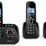 Amplicomms BigTel 1583S BNL Trio DECT Set | Draadloze Telefoon met Antwoordapparaat
