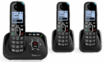 Amplicomms BigTel 1583S BNL Trio DECT Set | Draadloze Telefoon met Antwoordapparaat