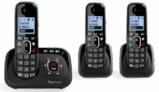 Amplicomms BigTel 1583S BNL Trio DECT Set | Draadloze Telefoon met Antwoordapparaat Amplicomms BigTel 1583S BNL Trio DECT Set | Draadloze Telefoon met Antwoordapparaat