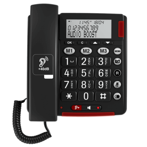 Amplicomms BigTel 50 Alarm Plus | Senioren Huistelefoon met Noodalarm - Afbeelding 2