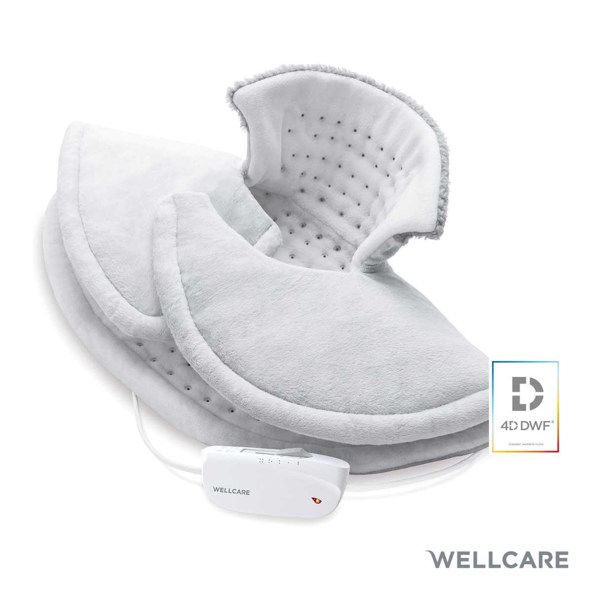 Wellcare 120228 Verwarmend Nek- en Schouderkussen met 4D DWF Technologie en Automatische Uitschakeling Wellcare 120228 Verwarmend Nek- en Schouderkussen met 4D DWF Technologie en Automatische Uitschakeling - Afbeelding 6
