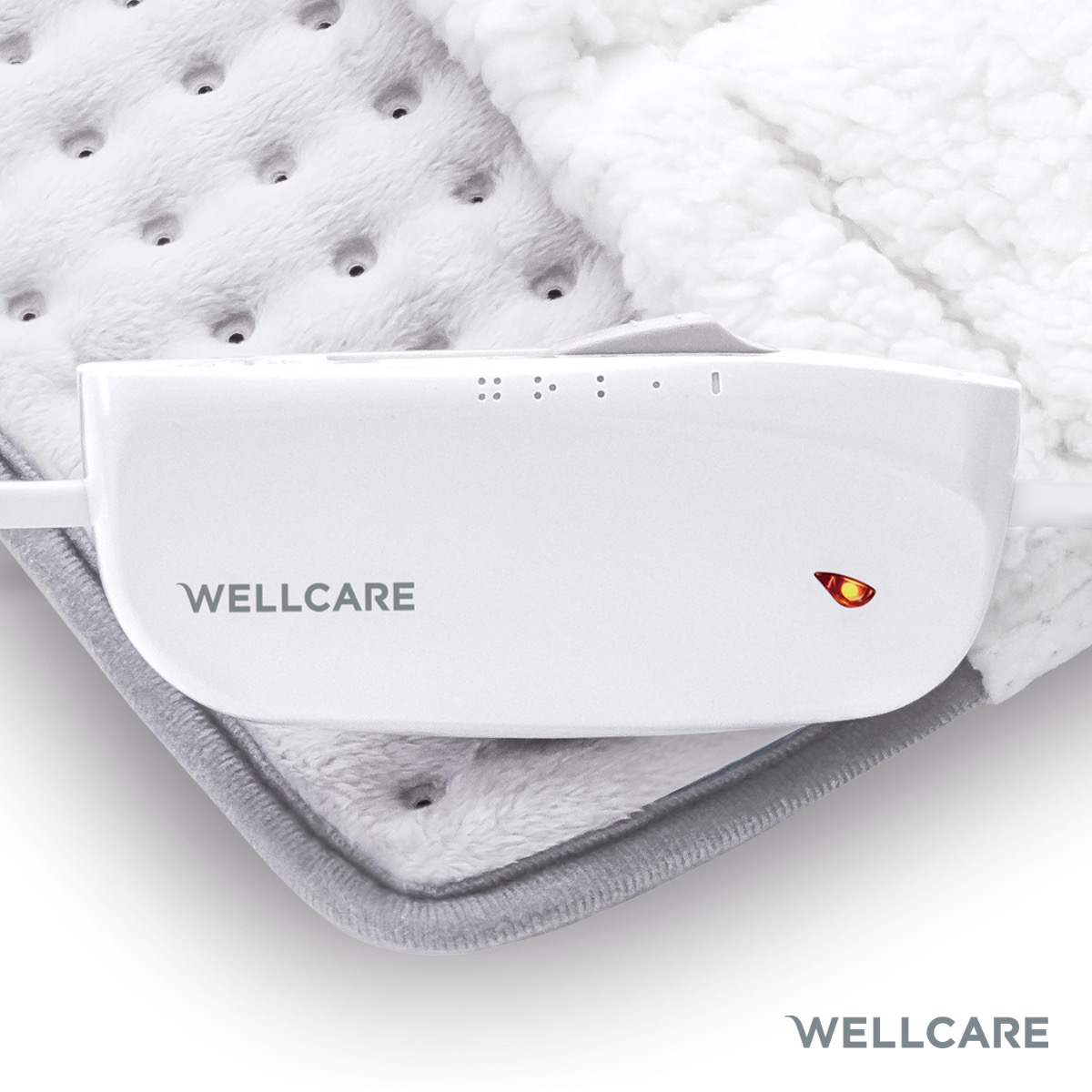 Wellcare 120235 Rustgevend Verwarmingskussen met Geweven Patchwork Hoes en 4D DWF Technologie Wellcare 120235 Rustgevend Verwarmingskussen met Geweven Patchwork Hoes en 4D DWF Technologie - Afbeelding 2