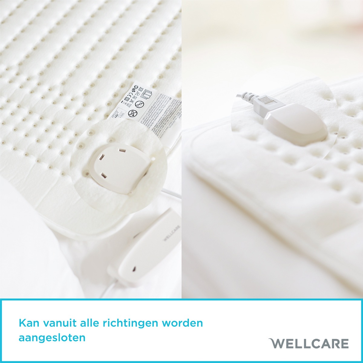 Wellcare 120327 Eco Fleece Elektrische Onderdeken met 4D DWF Technologie en Timer Wellcare 120327 Eco Fleece Elektrische Onderdeken met 4D DWF Technologie en Timer - Afbeelding 5