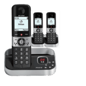 Alcatel F890 Trio Set Dect Telefoon met Antwoordapparaat en 3 Handsets – Altijd Verbonden Alcatel F890 Trio Set Dect Telefoon met Antwoordapparaat en 3 Handsets – Altijd Verbonden