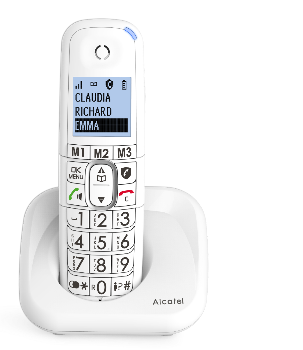 Alcatel XL785 Trio DECT Telefoon met Antwoordapparaat - Draadloze Huistelefoon met Verlicht Display en Grote Toetsen Alcatel XL785 Trio DECT Telefoon met Antwoordapparaat