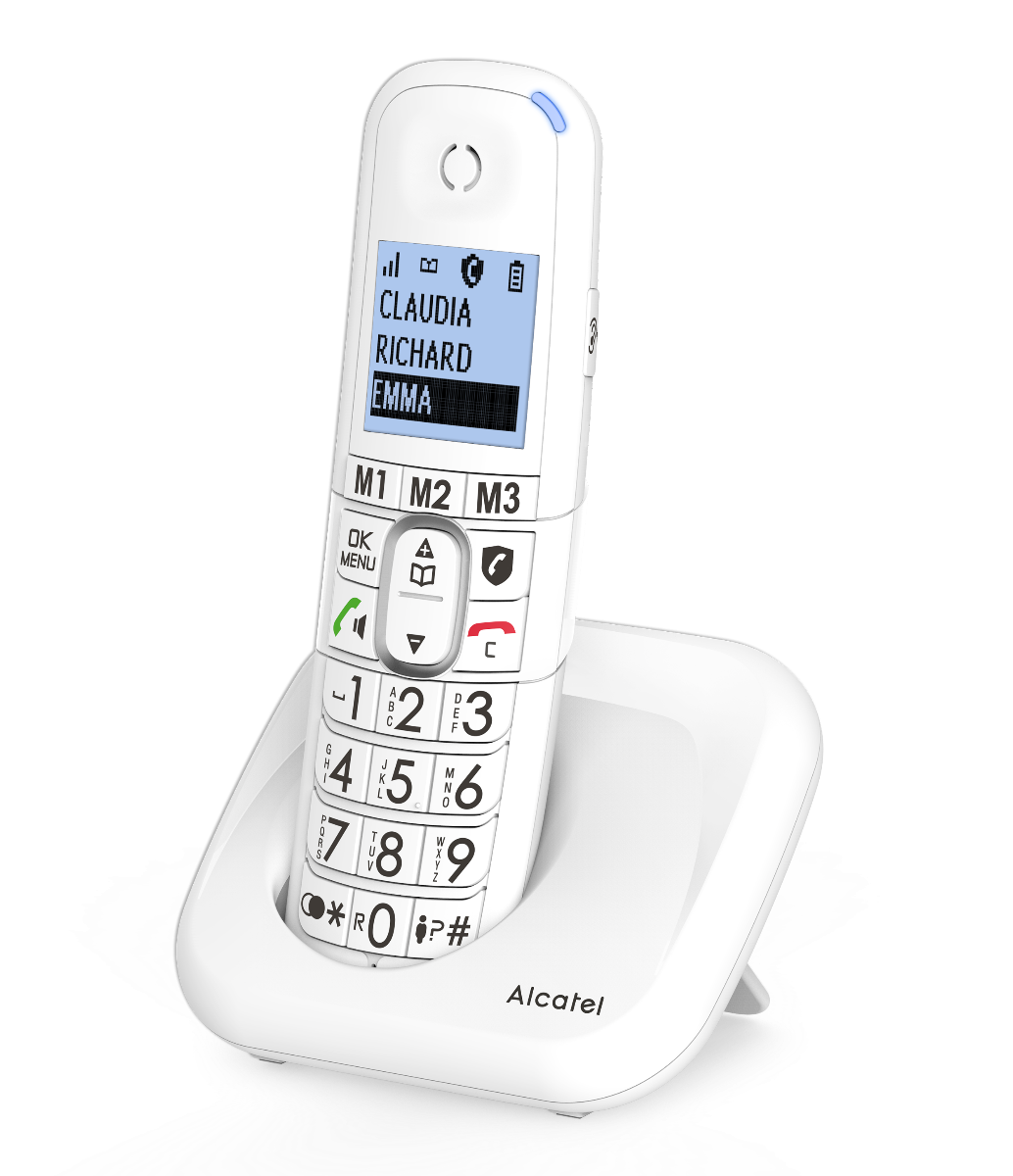 Alcatel XL785 Trio DECT Telefoon met Antwoordapparaat - Draadloze Huistelefoon met Verlicht Display en Grote Toetsen Alcatel XL785 Trio DECT Telefoon met Antwoordapparaat - Draadloze Huistelefoon met Verlicht Display en Grote Toetsen - Afbeelding 2