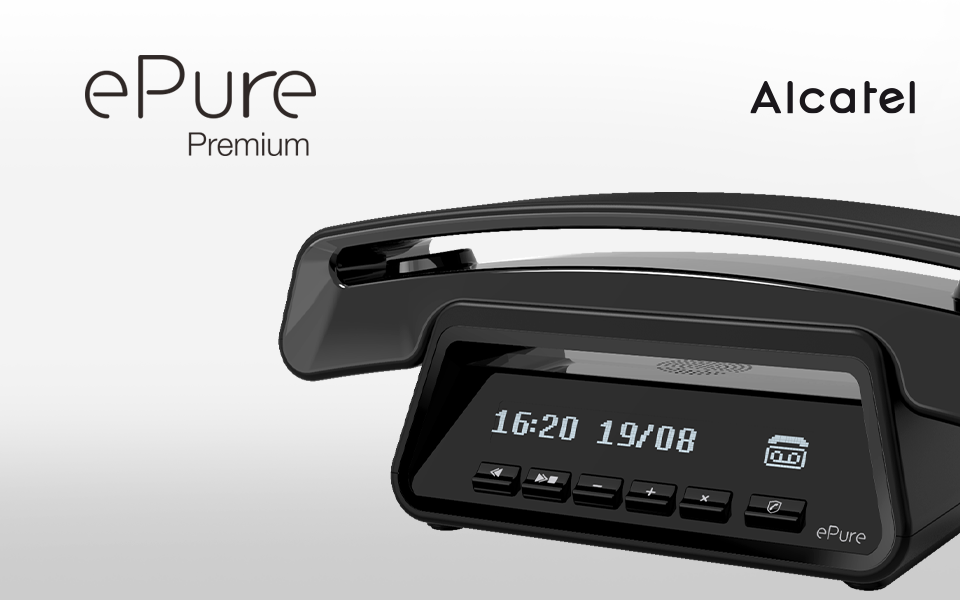 Alcatel E-pure Premium DECT Huistelefoon Zwart - Stijlvol, Veilig en Oproepblokkering Alcatel E-pure Premium DECT Huistelefoon Zwart - Stijlvol, Veilig en Oproepblokkering - Afbeelding 2