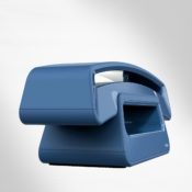 Alcatel E-pure Iconic DECT Huistelefoon Blauw - Stijlvol, Functioneel en Elegant