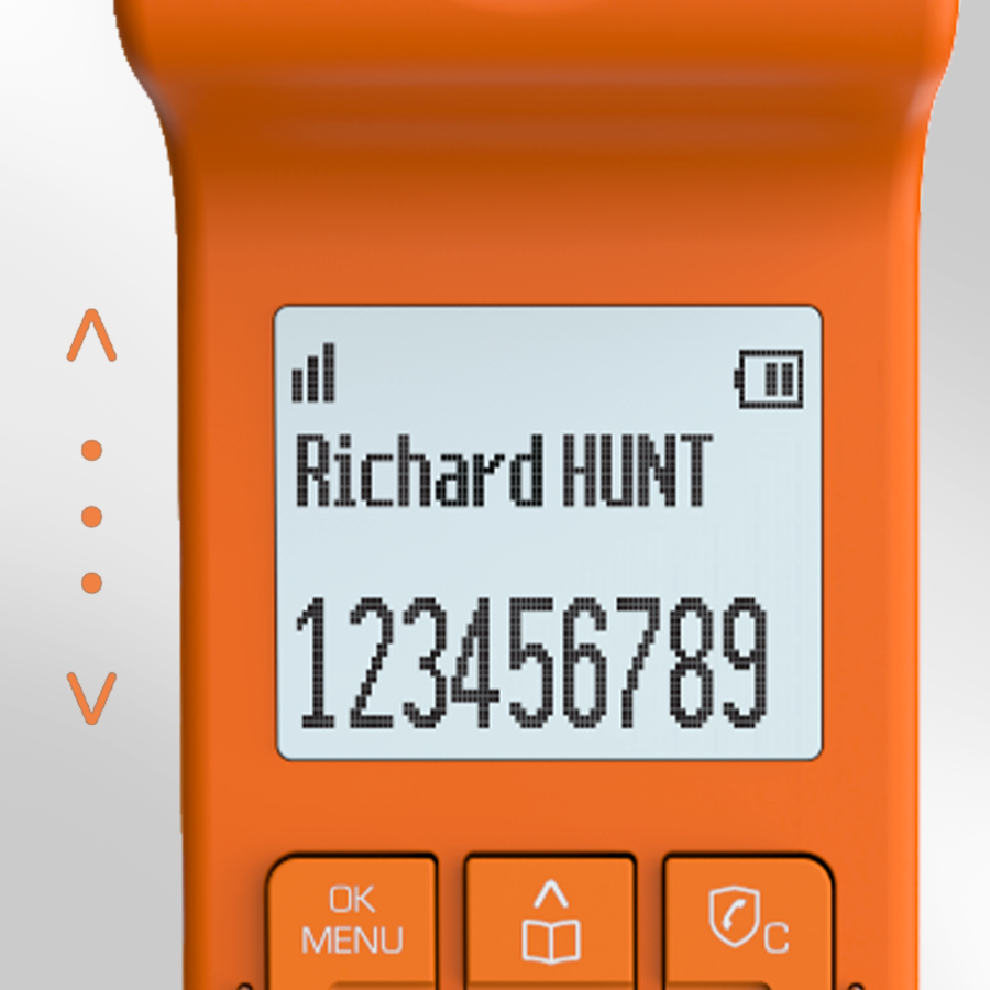 Alcatel E-pure Iconic DECT Huistelefoon - Stijlvol, Functioneel en Elegant in Oranje Alcatel E-pure Iconic DECT Huistelefoon - Stijlvol, Functioneel en Elegant in Oranje - Afbeelding 6