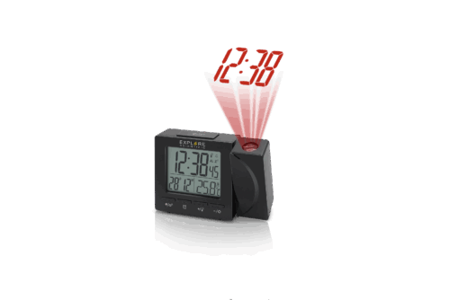 EXPLORE SCIENTIFIC RDP1001 Radio Gestuurde Projectieklok met Draaibare Projector - Afbeelding 7