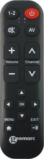 GEEMARC TV-15: Overzichtelijke Afstandsbediening met Grote Knoppen GEEMARC TV-15: Overzichtelijke Afstandsbediening met Grote Knoppen