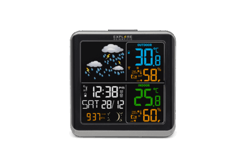 Explore Scientific WSH4008C Weerstation met Breedbeeld Kleuren Display