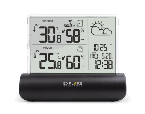Explore Scientific WSH4501 Ultra Design Weerstation met Glazen Scherm - Afbeelding 7