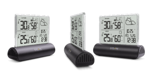 Explore Scientific WSH4501 Ultra Design Weerstation met Glazen Scherm - Afbeelding 2