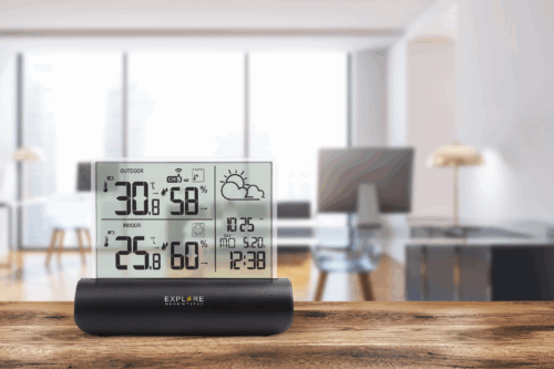 Explore Scientific WSH4501 Ultra Design Weerstation met Glazen Scherm - Afbeelding 3
