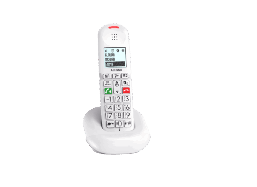 Alcatel XL685 DECT Telefoon Single Set in Wit met Handsfree Bellen en Grote Toetsen - Afbeelding 5