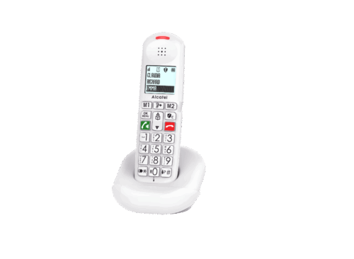 Alcatel XL685 Duo DECT Telefoon in Wit met Grote Toetsen en Handsfree Bellen - Afbeelding 6