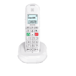 Alcatel XL685 DECT Telefoon Single Set in Wit met Handsfree Bellen en Grote Toetsen Alcatel XL685 DECT Telefoon Single Set