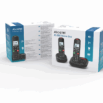 Alcatel XL685 Duo DECT Telefoon in Zwart met Handsfree Bellen en Grote Toetsen Alcatel XL685 Duo DECT Telefoon in Zwart met Handsfree Bellen en Grote Toetsen